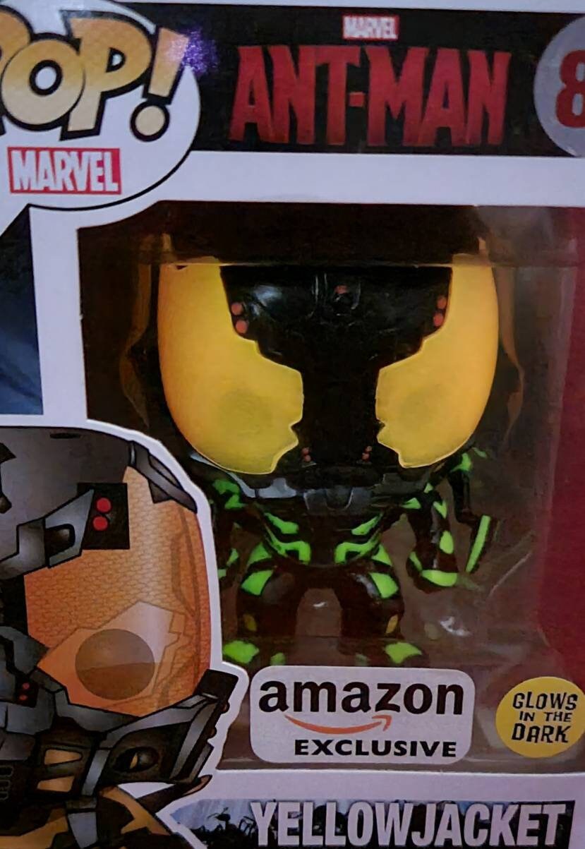 Amazon exclusive Yellow Jacket Glow-in-the-dark funko #86 (nib)
