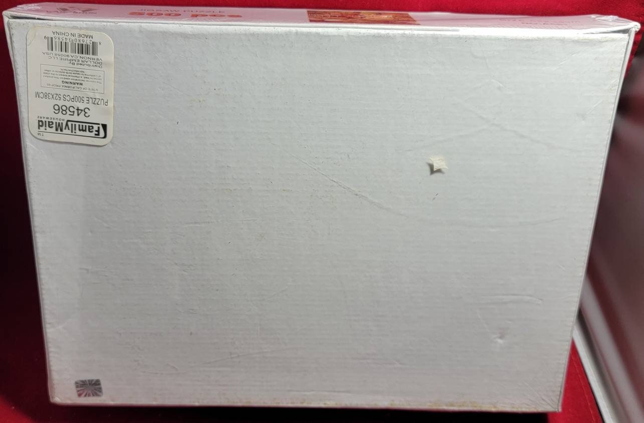 Old mill with waterwheel wangshun 500 piece jigsaw puzzle (nib)