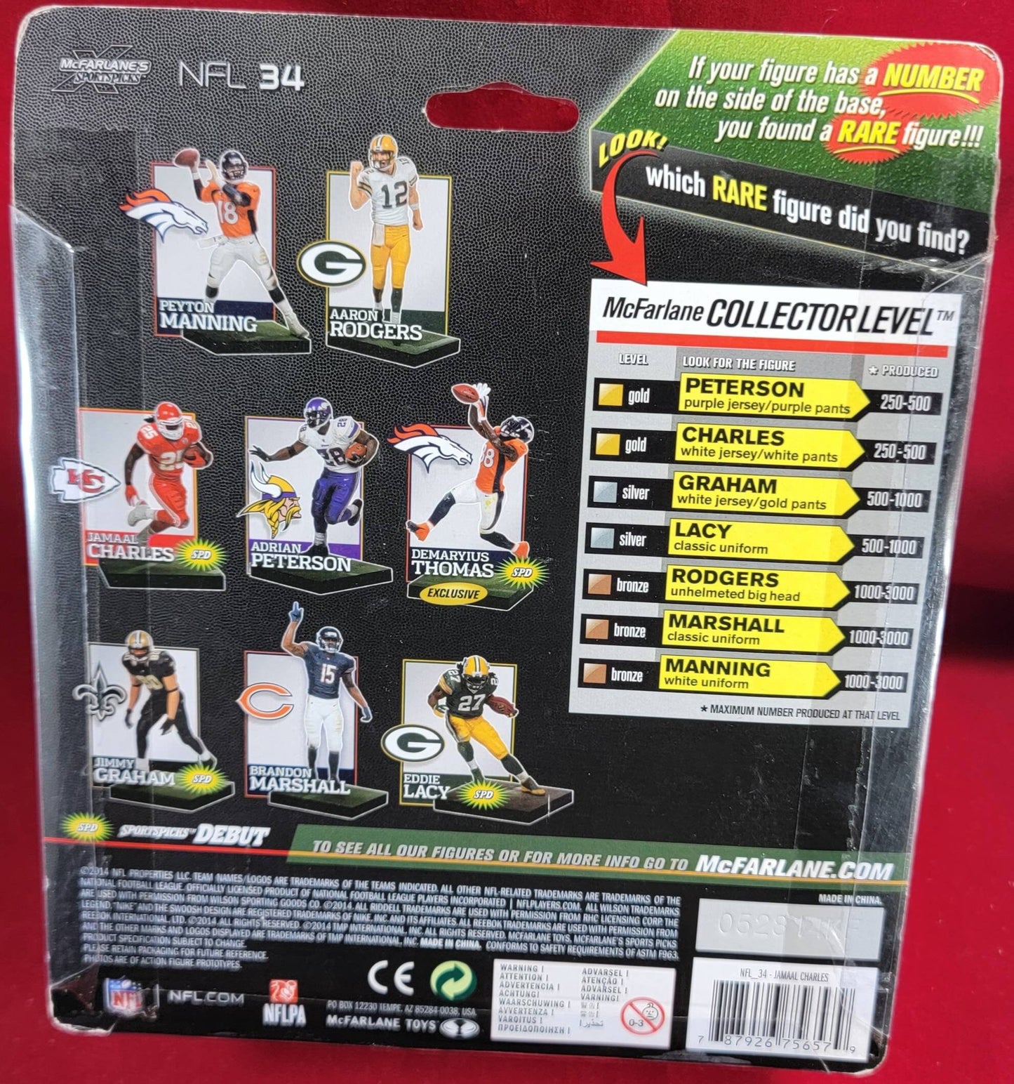 Nfl 34 jamaal charles (nib)