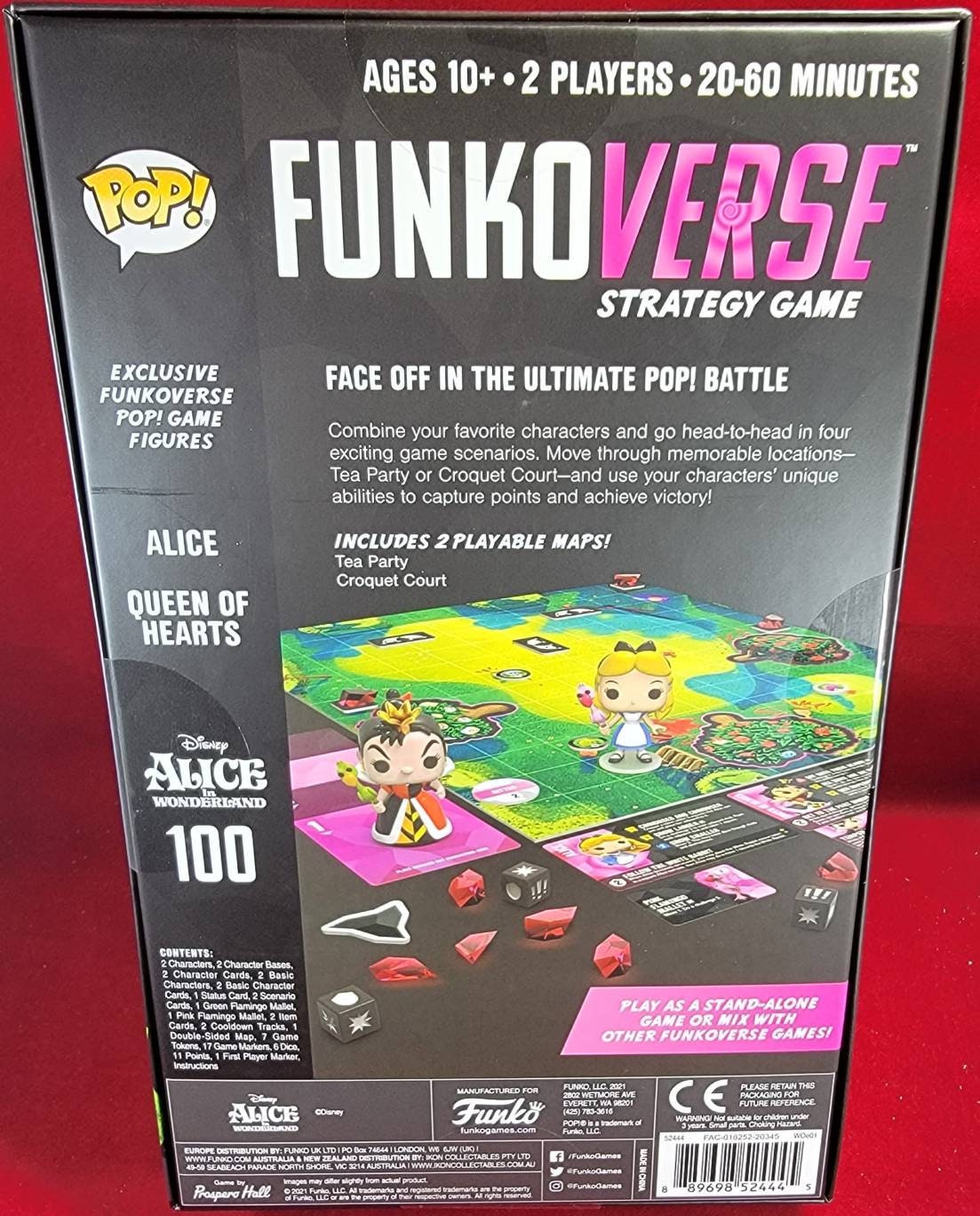 Alice in wonderland Chase funko verse strategy game NIB