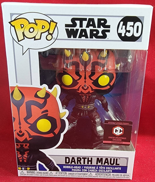 Star Wars Darth maul chalice collectibles exclusive Funko # 450 (nib)