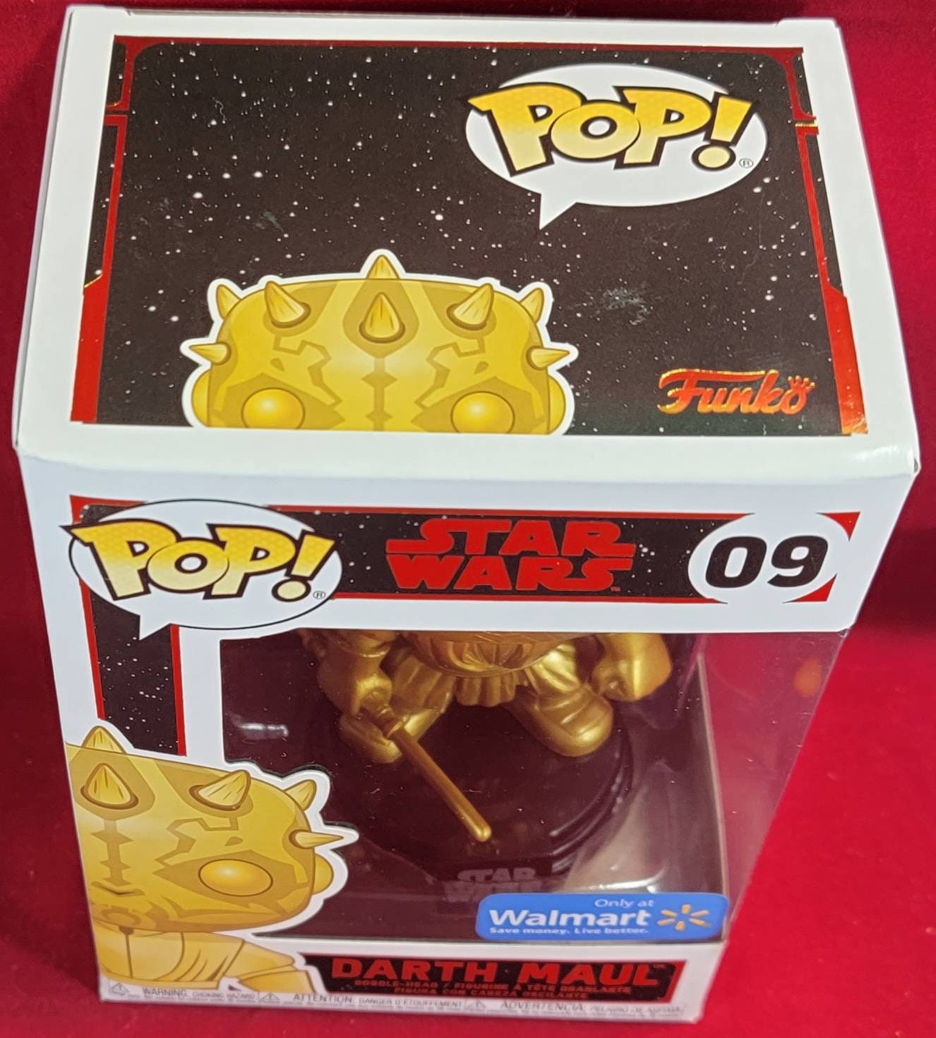 Star Wars Darth maul and yoda Wal-Mart exclusive Funko # 09 (nib)