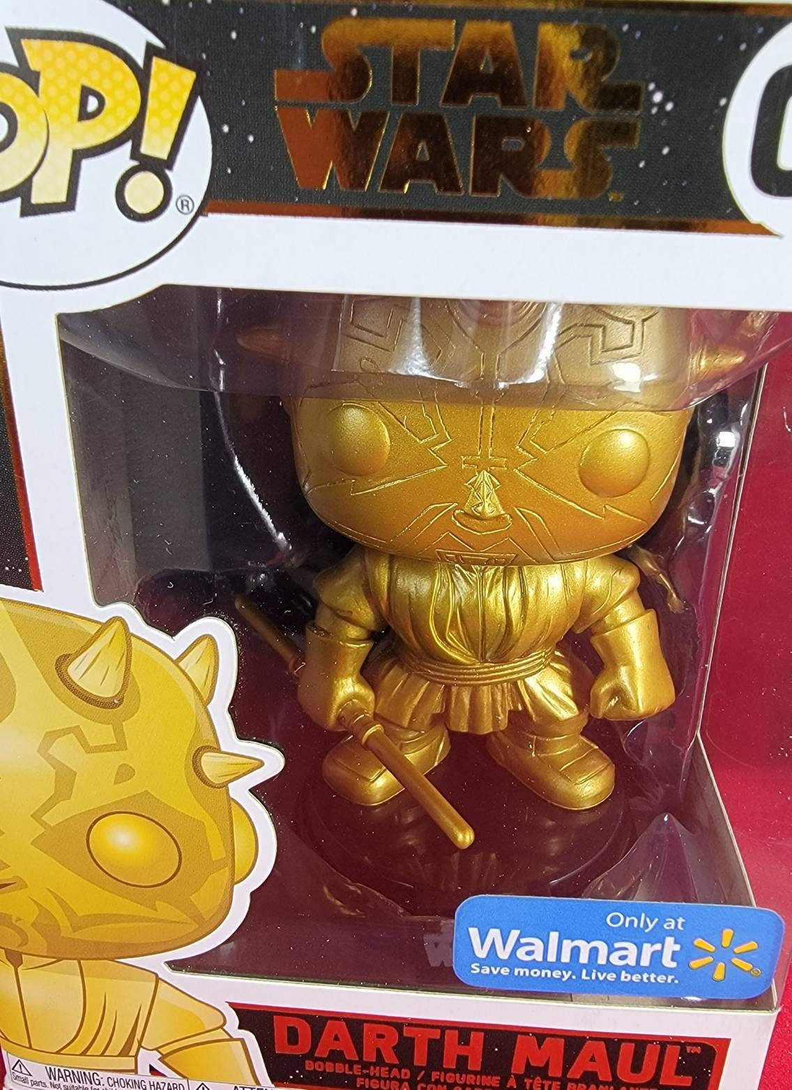 Star Wars Darth maul and yoda Wal-Mart exclusive Funko # 09 (nib)