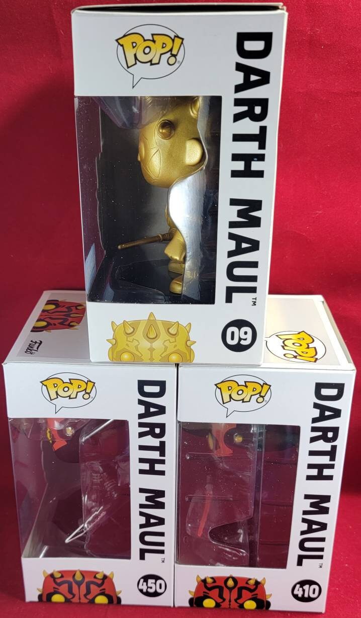 Star Wars Darth maul funko set (nib)