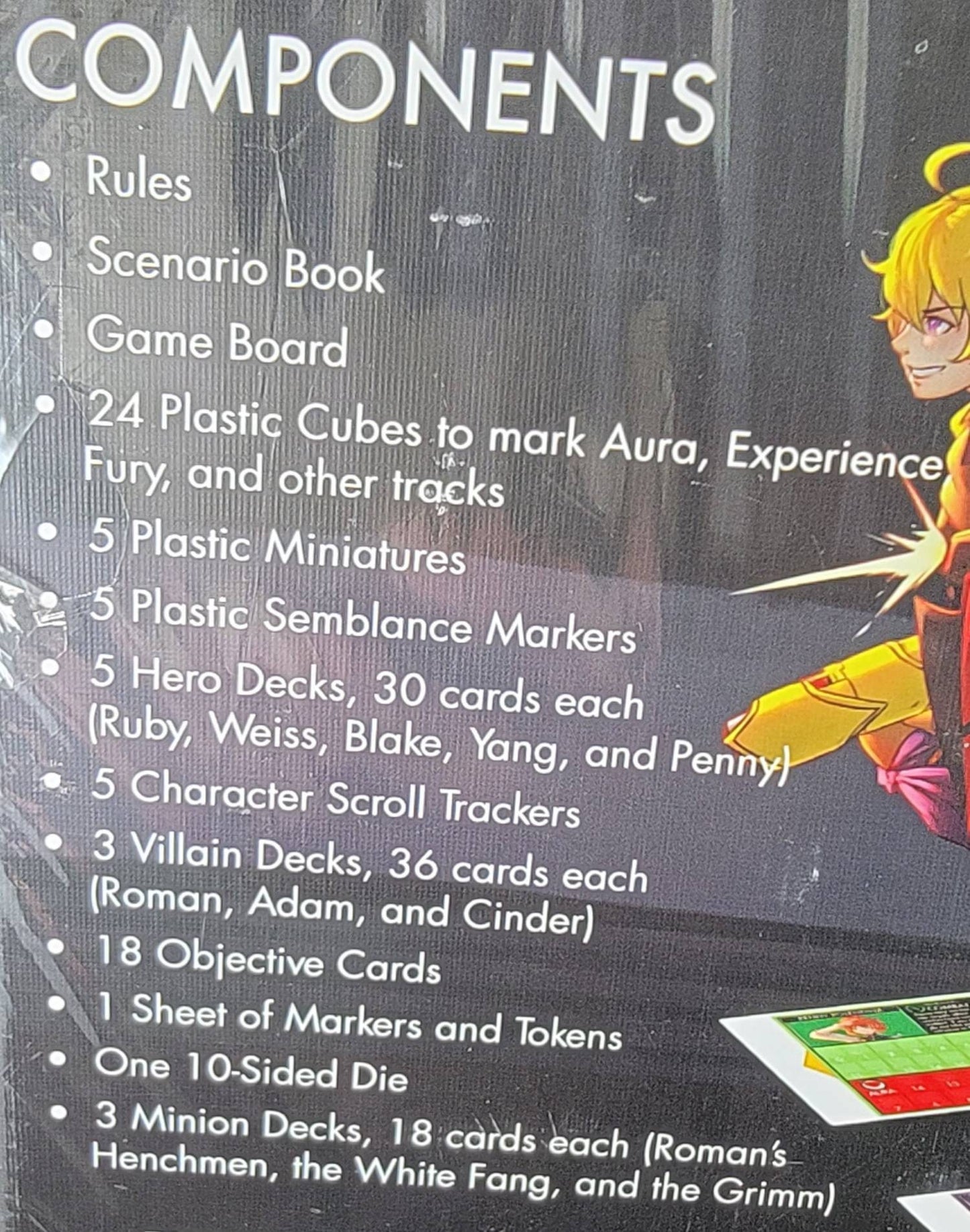 Rwby combat ready boardgame (nib)