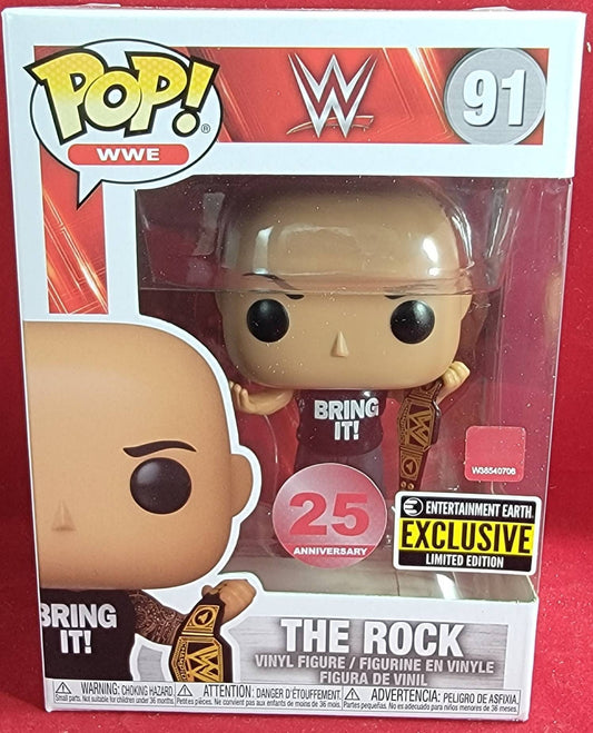 The rock entertainment earth exclusive # 91 funko (nib)