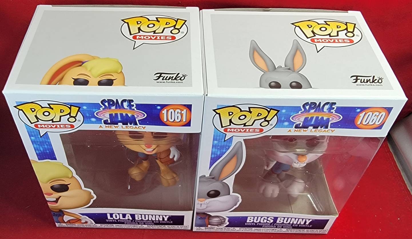 Bugs bunny and Lola bunny space jam funko set (nib)