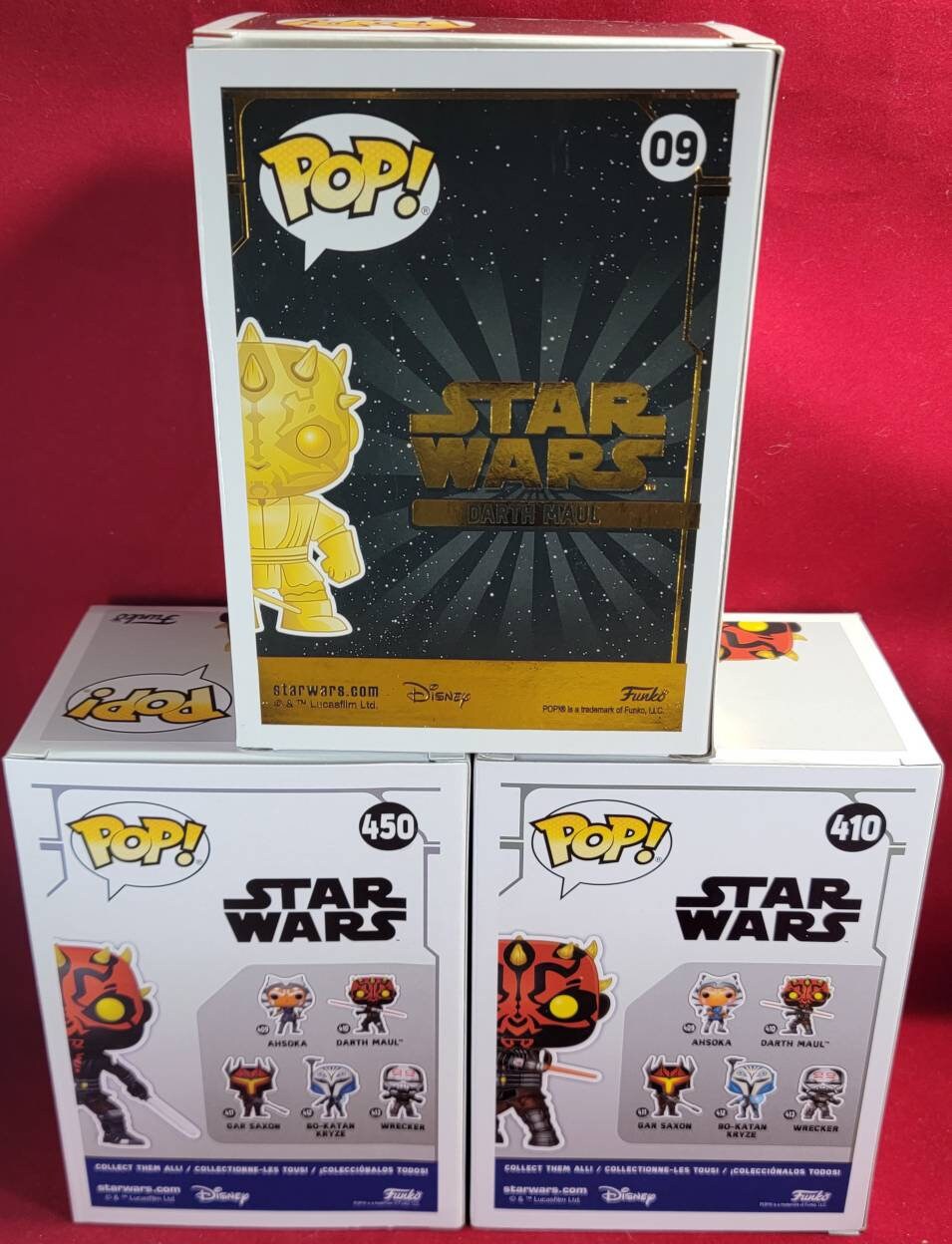 Star Wars Darth maul funko set (nib)
