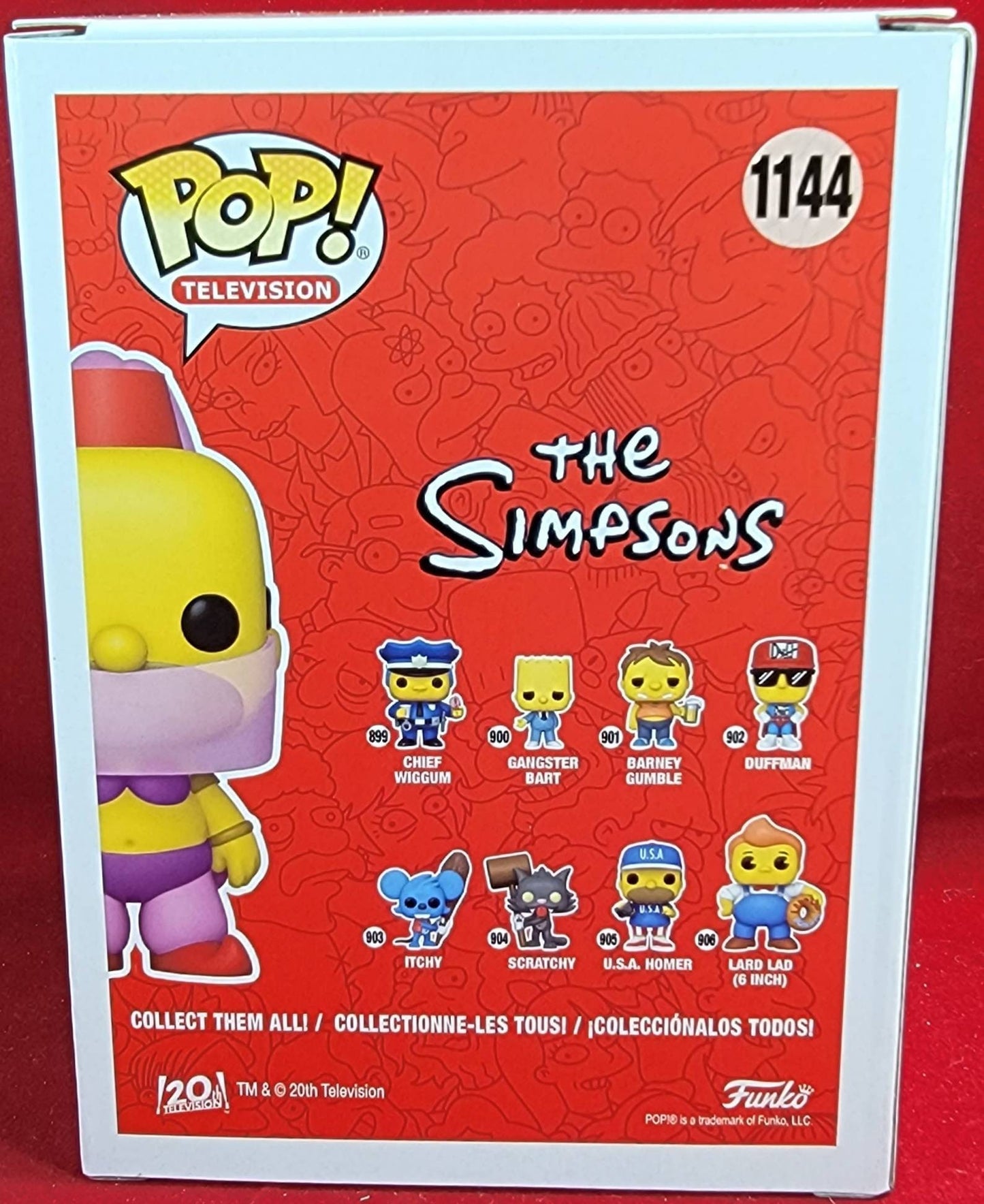 Simpson's Homer 2021 summer convention exclusive funko # 1144 (nib)