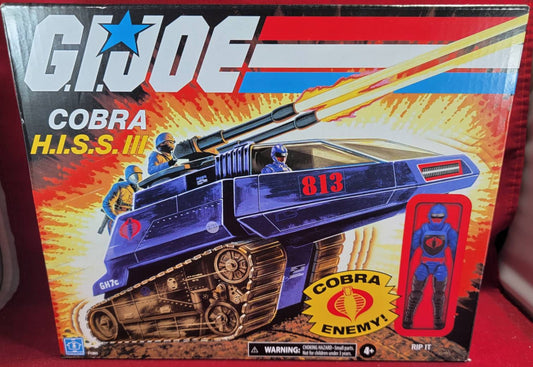 G.i. joe cobra h.i.s.s. III reproduction with figure (nib)