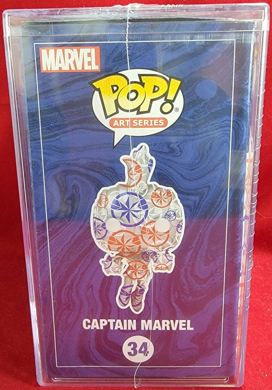 Captain marvel target exclusive art series Funko pop # 34 (nib)