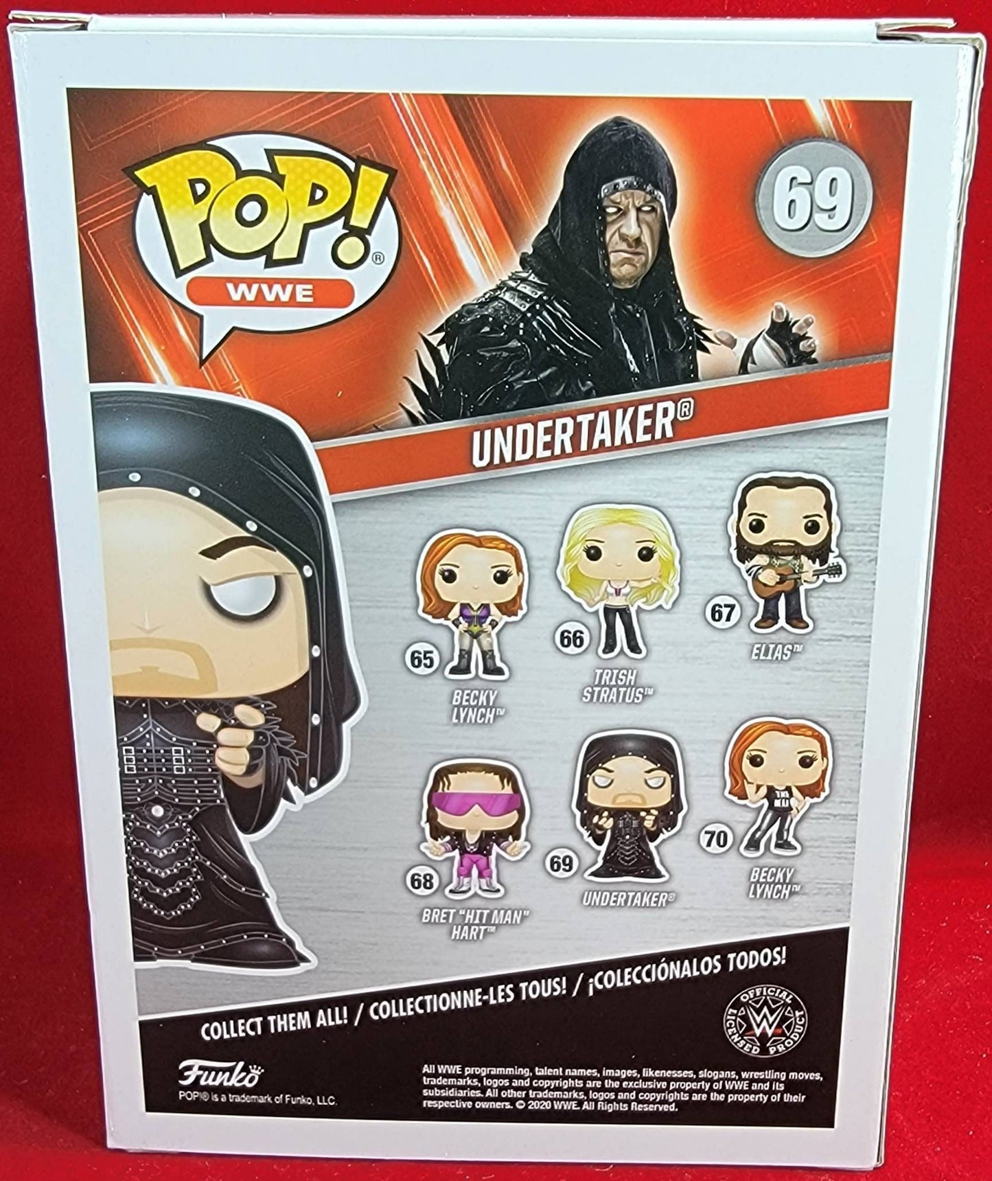 Undertaker wwe exclusive funko # 69 (nib)