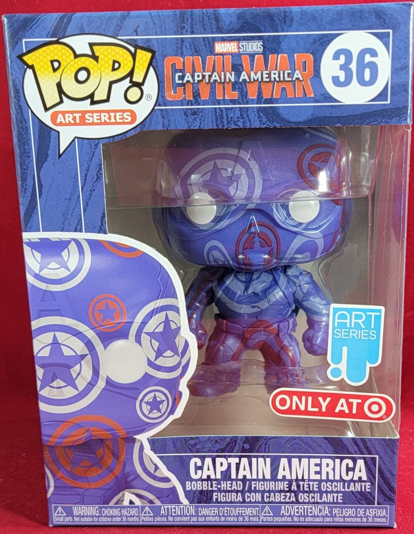 Target funko marvel art exclusive set (nib)