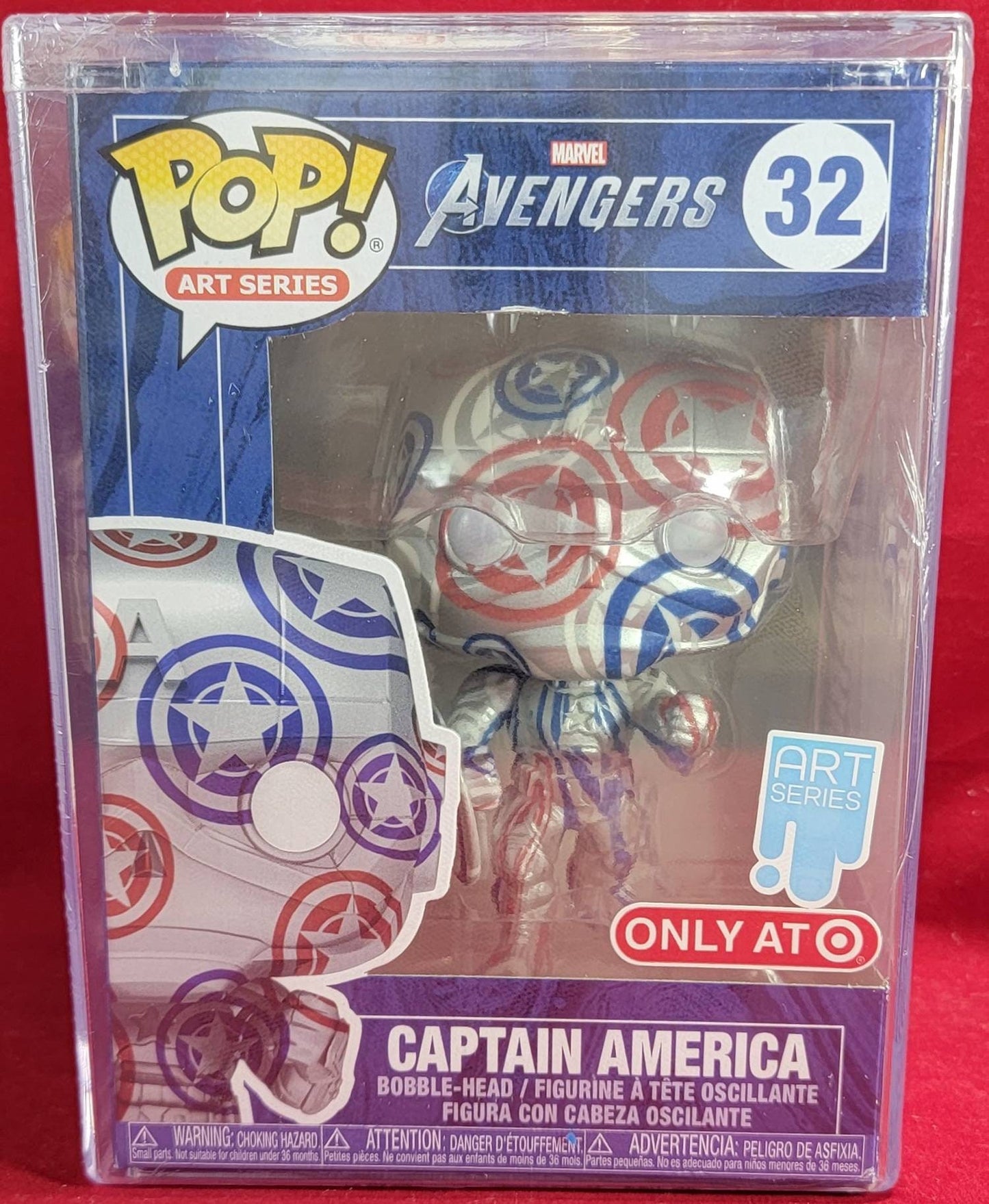 Target funko marvel art exclusive set (nib)