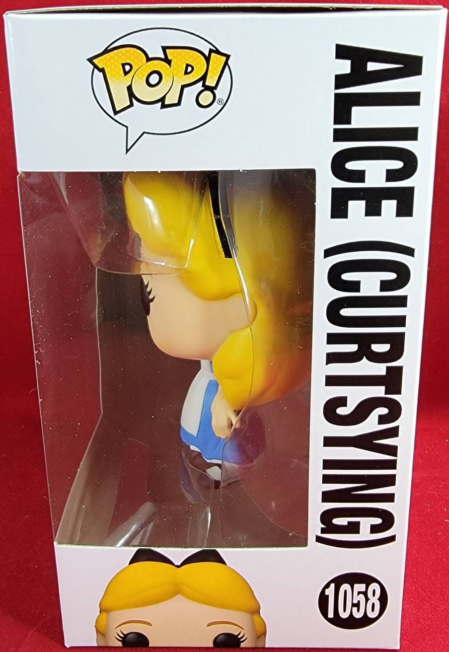 alice curtsying funko # 1058 (nib)