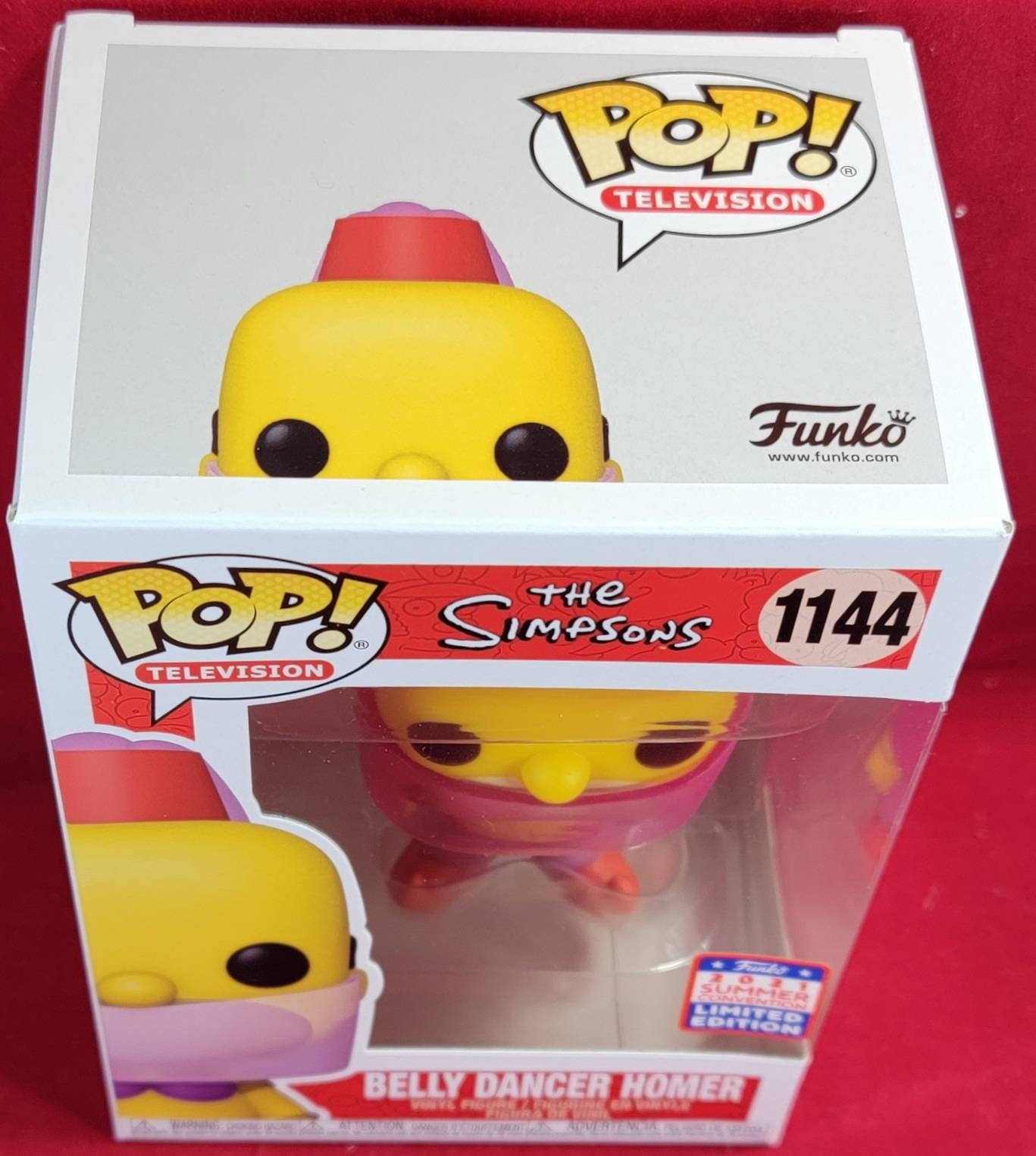 Simpson's Homer 2021 summer convention exclusive funko # 1144 (nib)