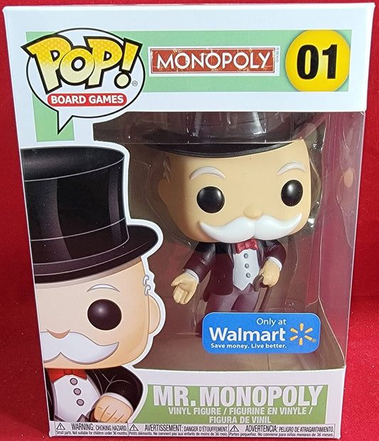 Mr. monopoly Wal-Mart exclusive funko # 01 (nib)