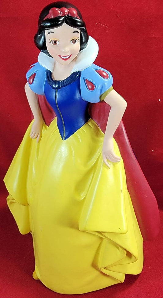 Snow white hard vinyl coin bank