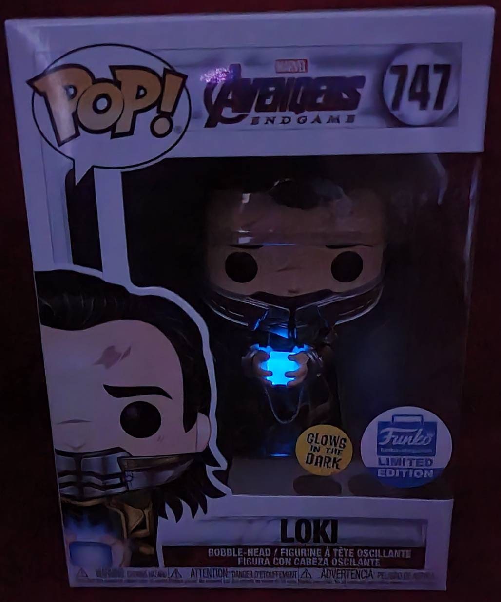 Avengers funko exclusive loki funko # 747 (nib)