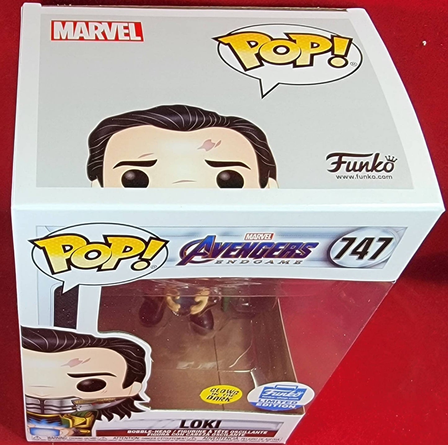 Avengers funko exclusive loki funko # 747 (nib)