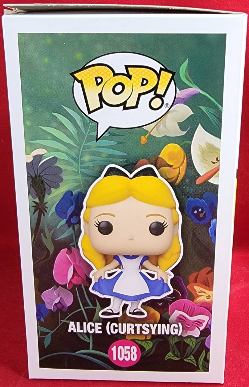 alice curtsying funko # 1058 (nib)
