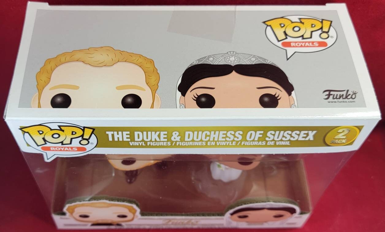 The duke & duchess of Sussex funko set (nib)