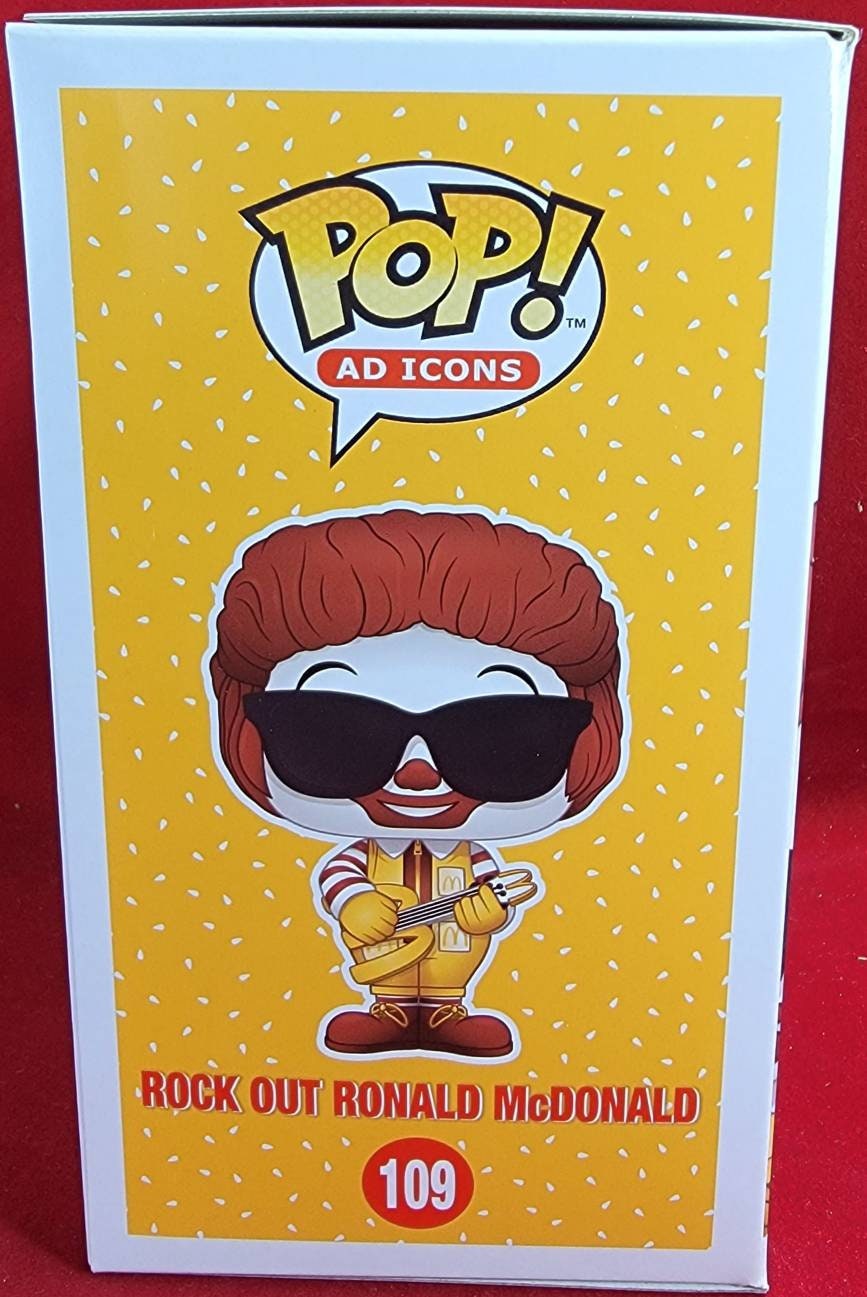 Rock out Ronald Mcdonald funko # 109 (nib)