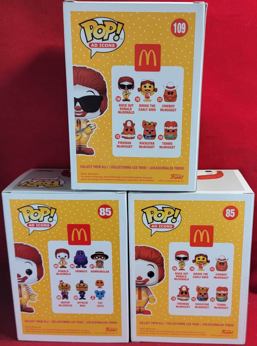 Ronald Mcdonald funko set (nib)