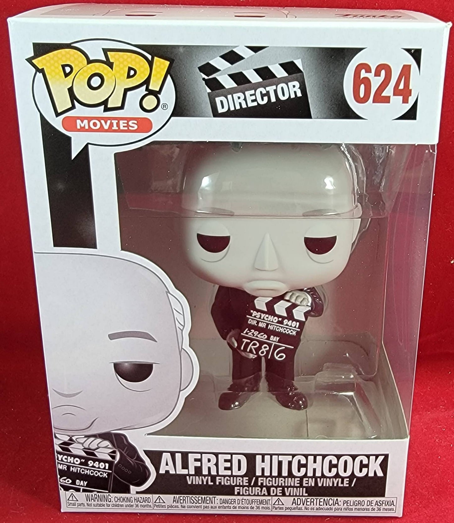 Alfred Hitchcock funko # 624 (nib) With pop protector