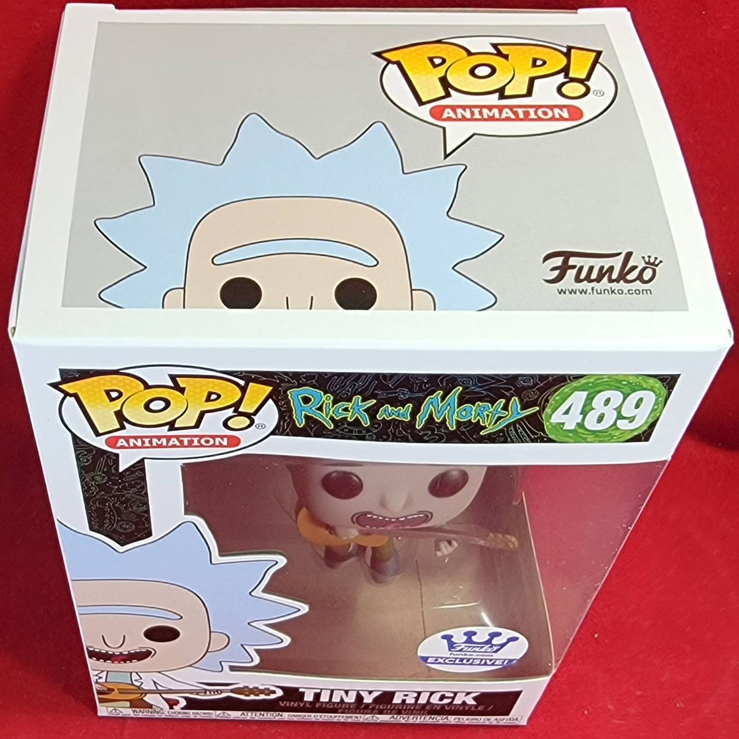 Tiny rick funko exclusive # 489 (nib)
