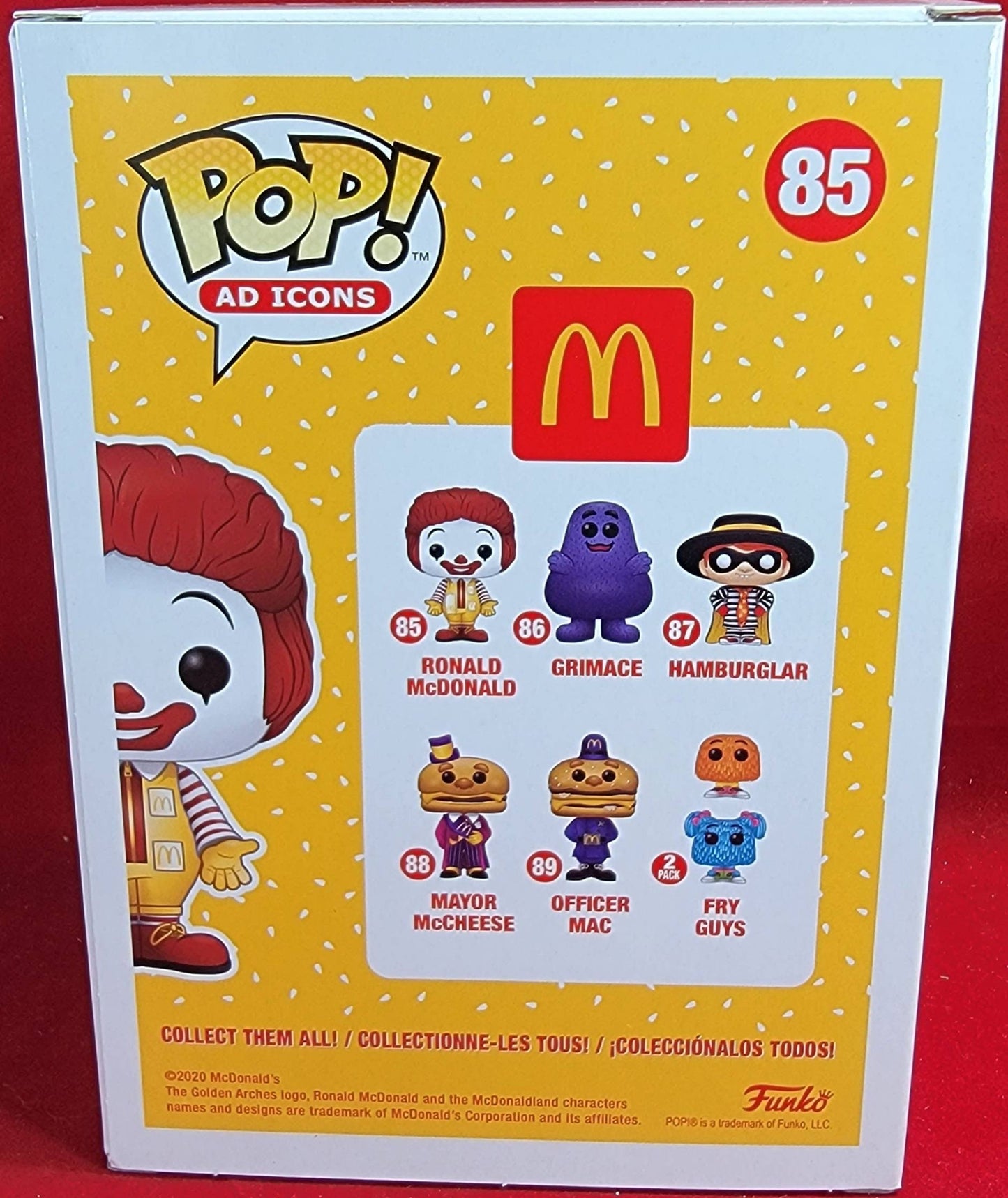 Ronald Mcdonald funko # 85 (nib)