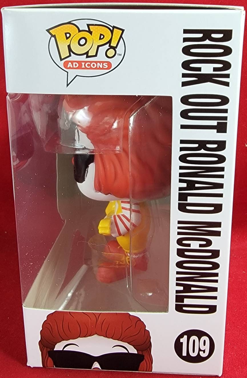 Rock out Ronald Mcdonald funko # 109 (nib)
