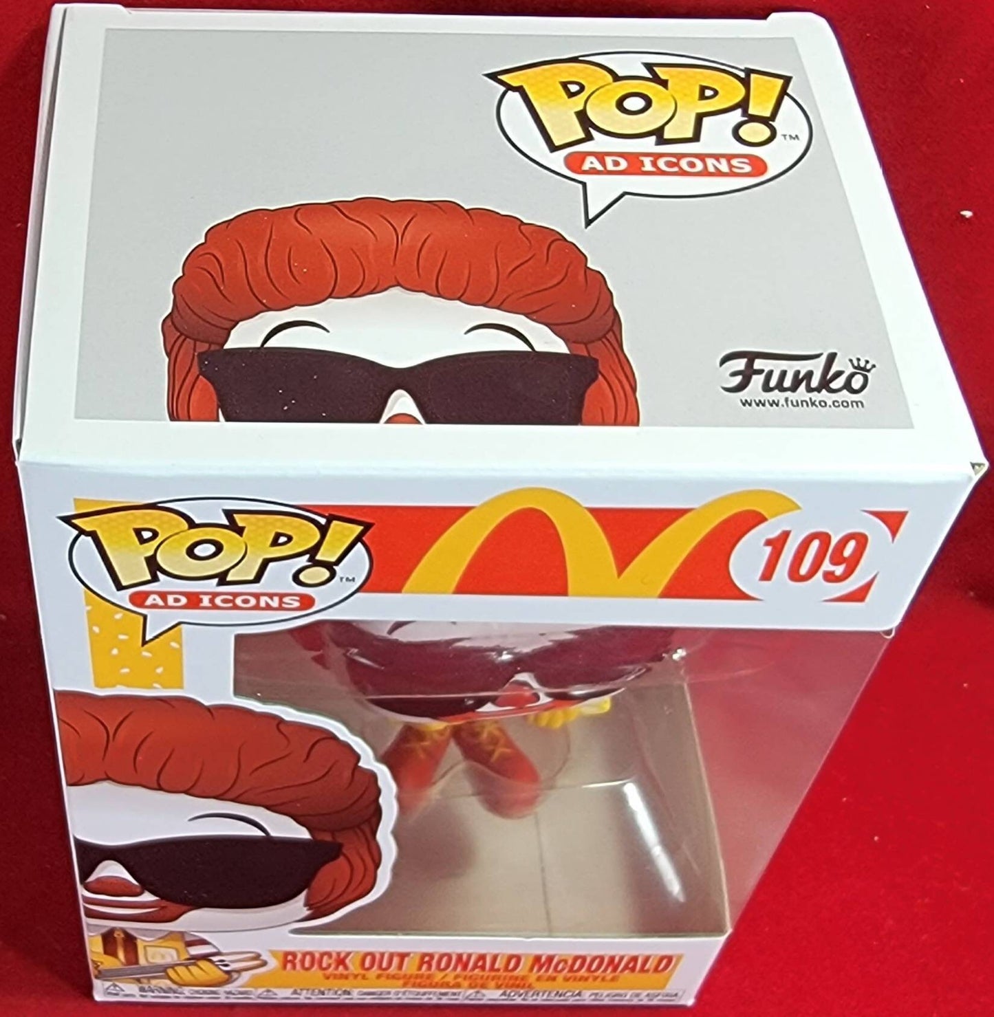 Rock out Ronald Mcdonald funko # 109 (nib)