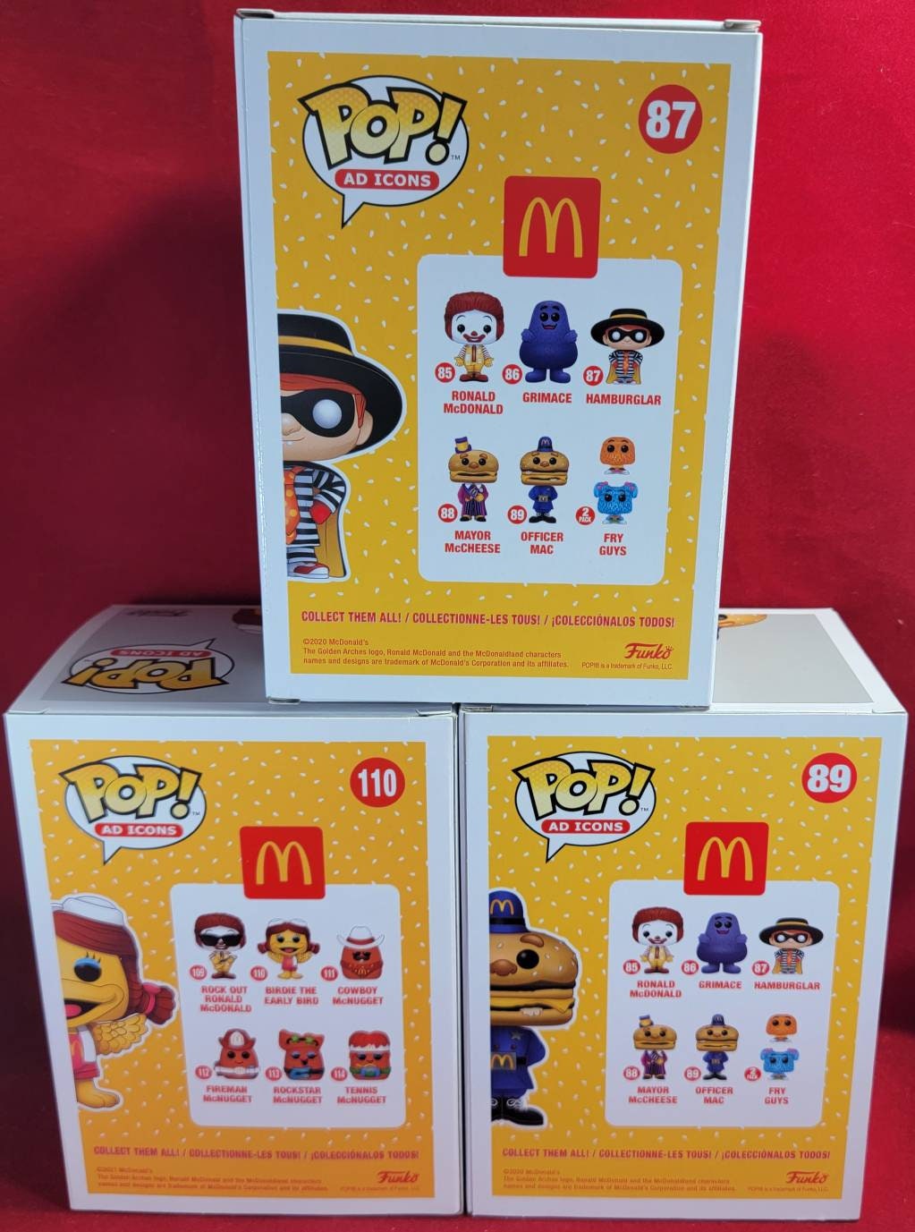 McDonald's ad icon funko set (nib)