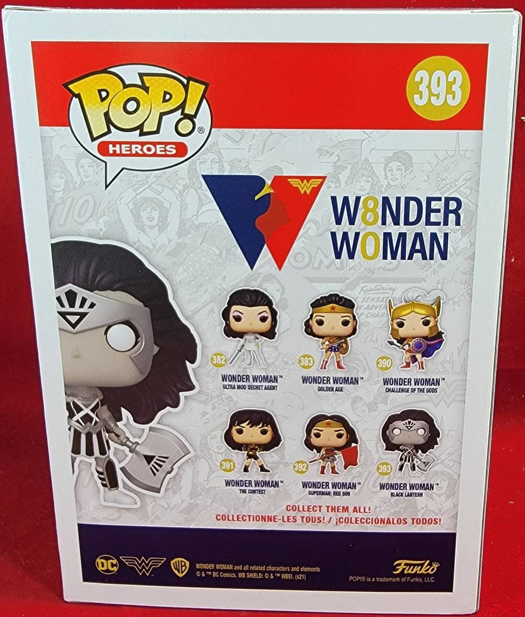 Wonder woman black lantern funko # 393 (nib)