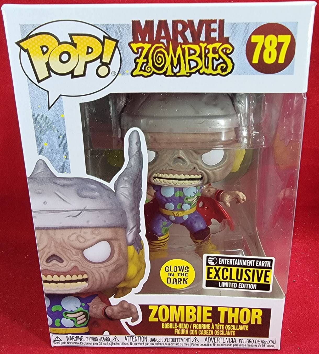 Marvel zombie thor entertainment earth Exclusive funko #787 (nib)