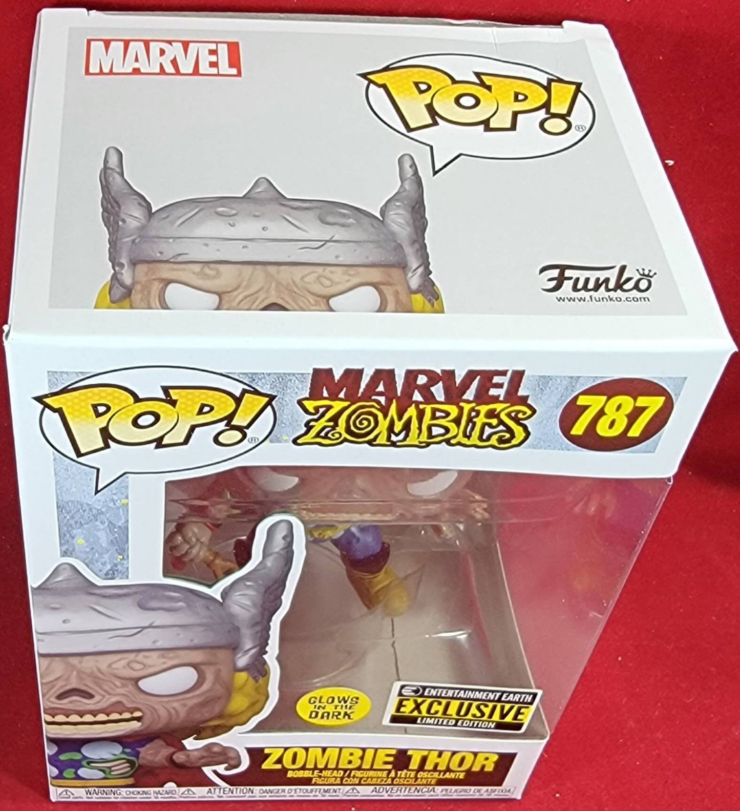 Marvel zombie thor entertainment earth Exclusive funko #787 (nib)