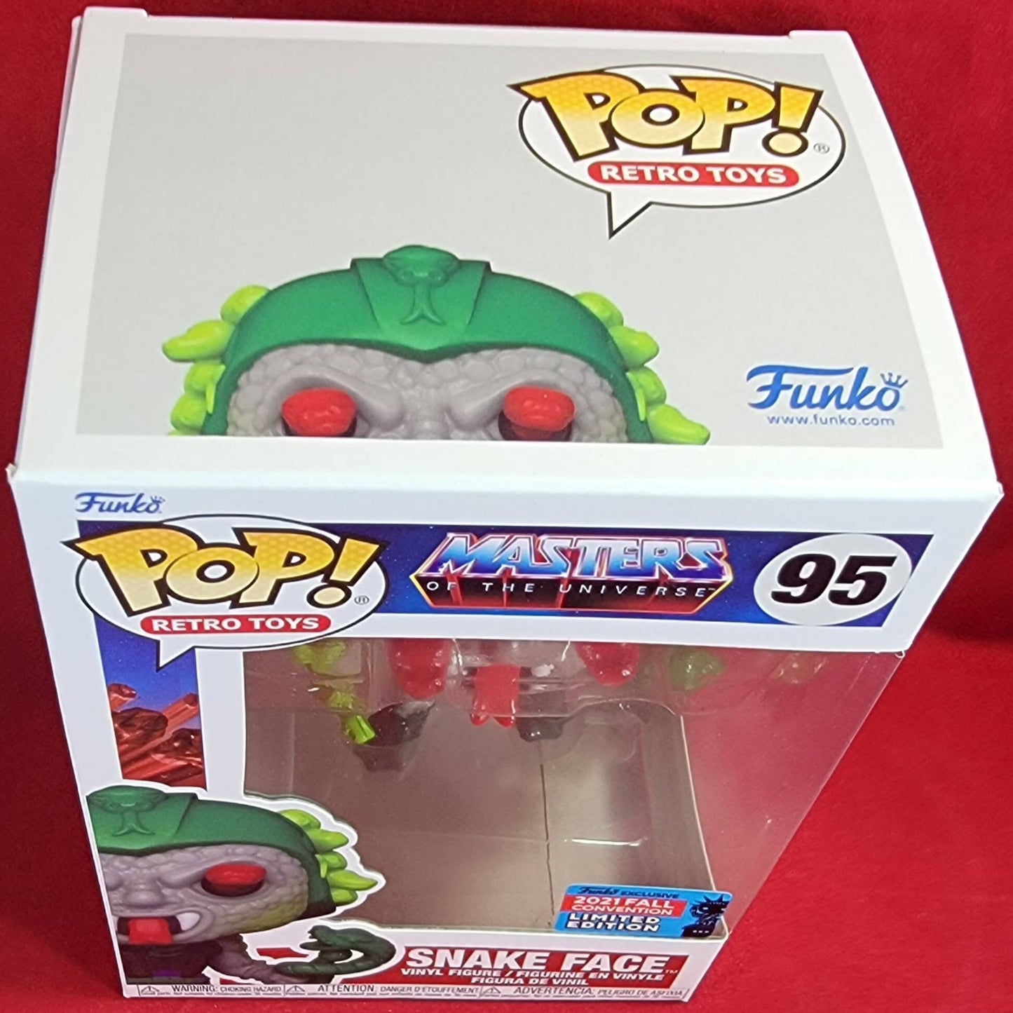 Snake face # 95 funko (nib)