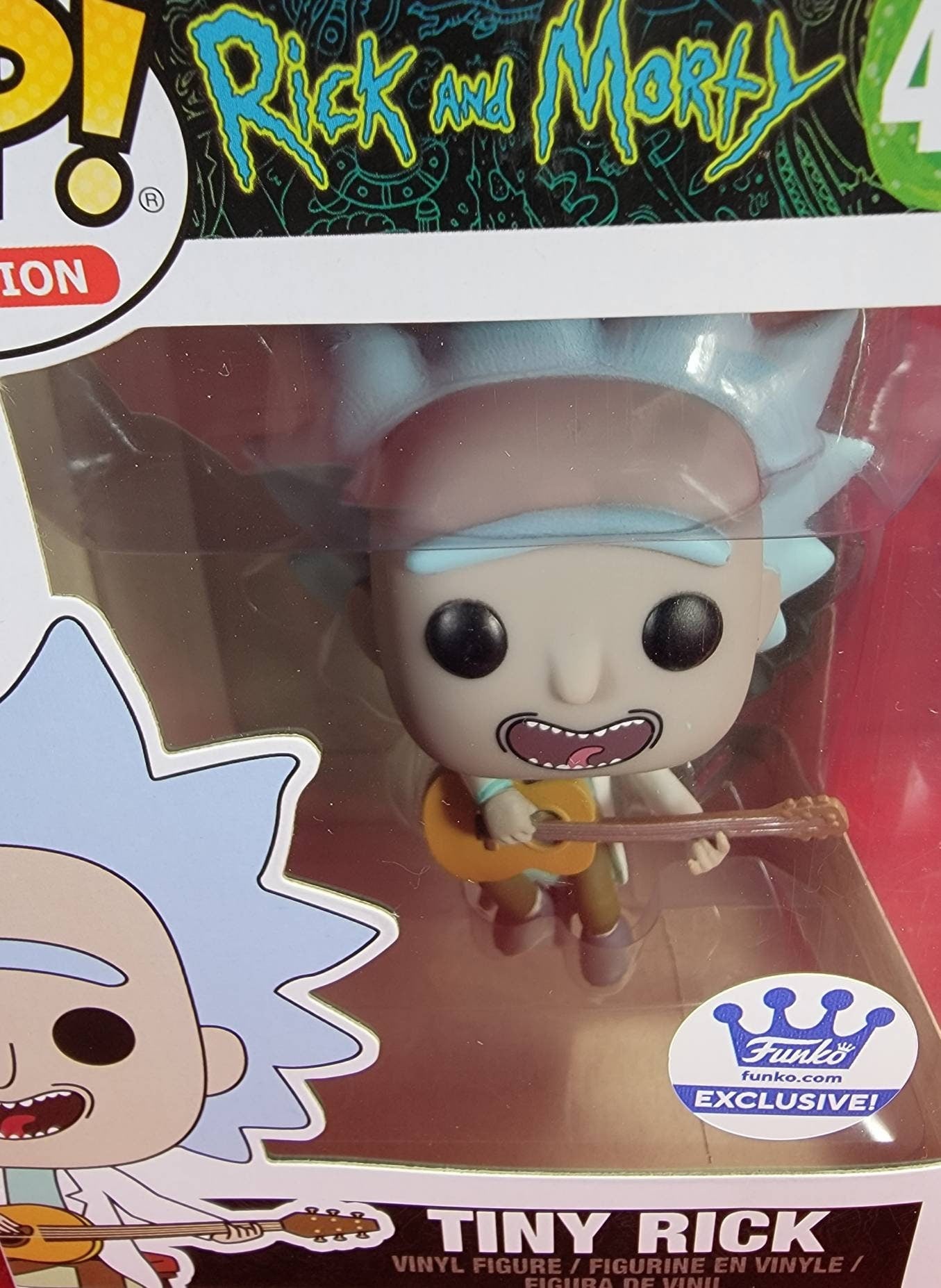 Tiny rick funko exclusive # 489 (nib)