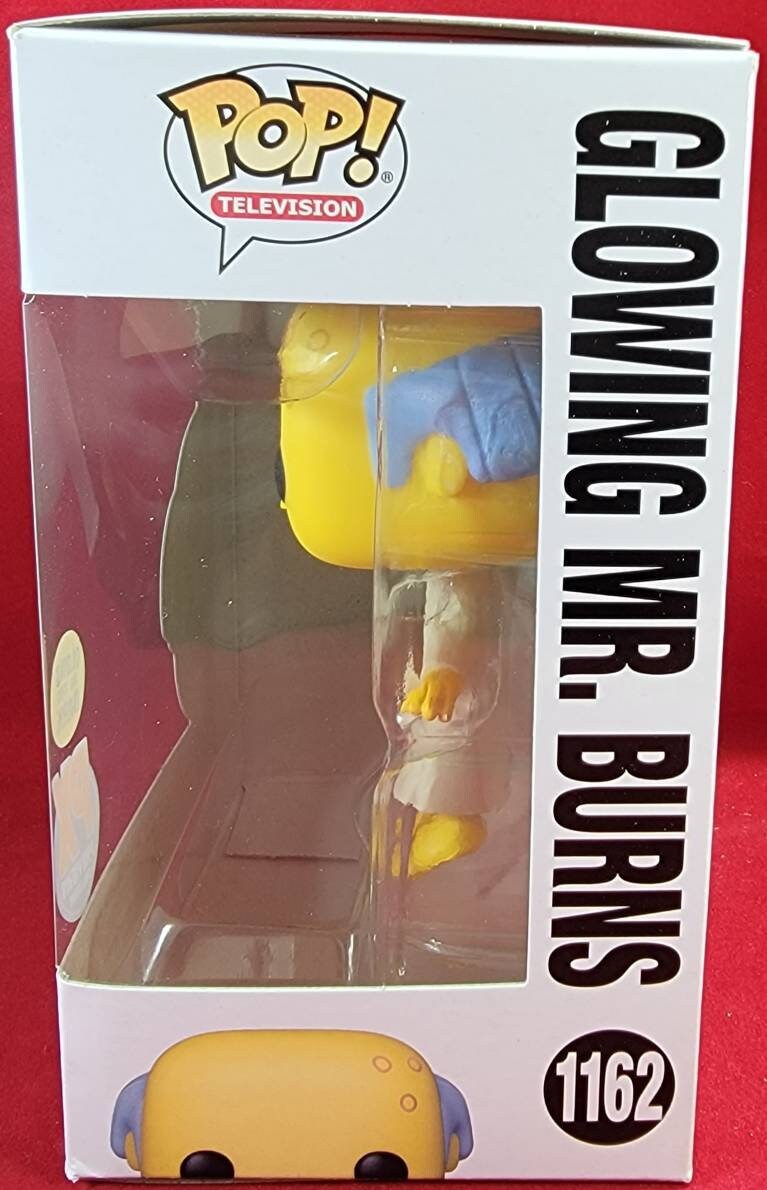 Simpson's glowing Mr. Burns px funko # 1162 (nib)