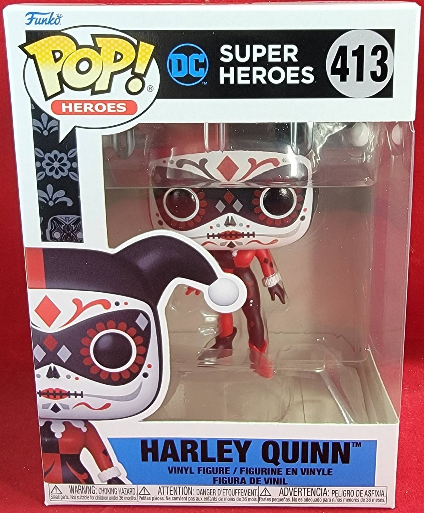 The harley quinn funko # 413 (nib)