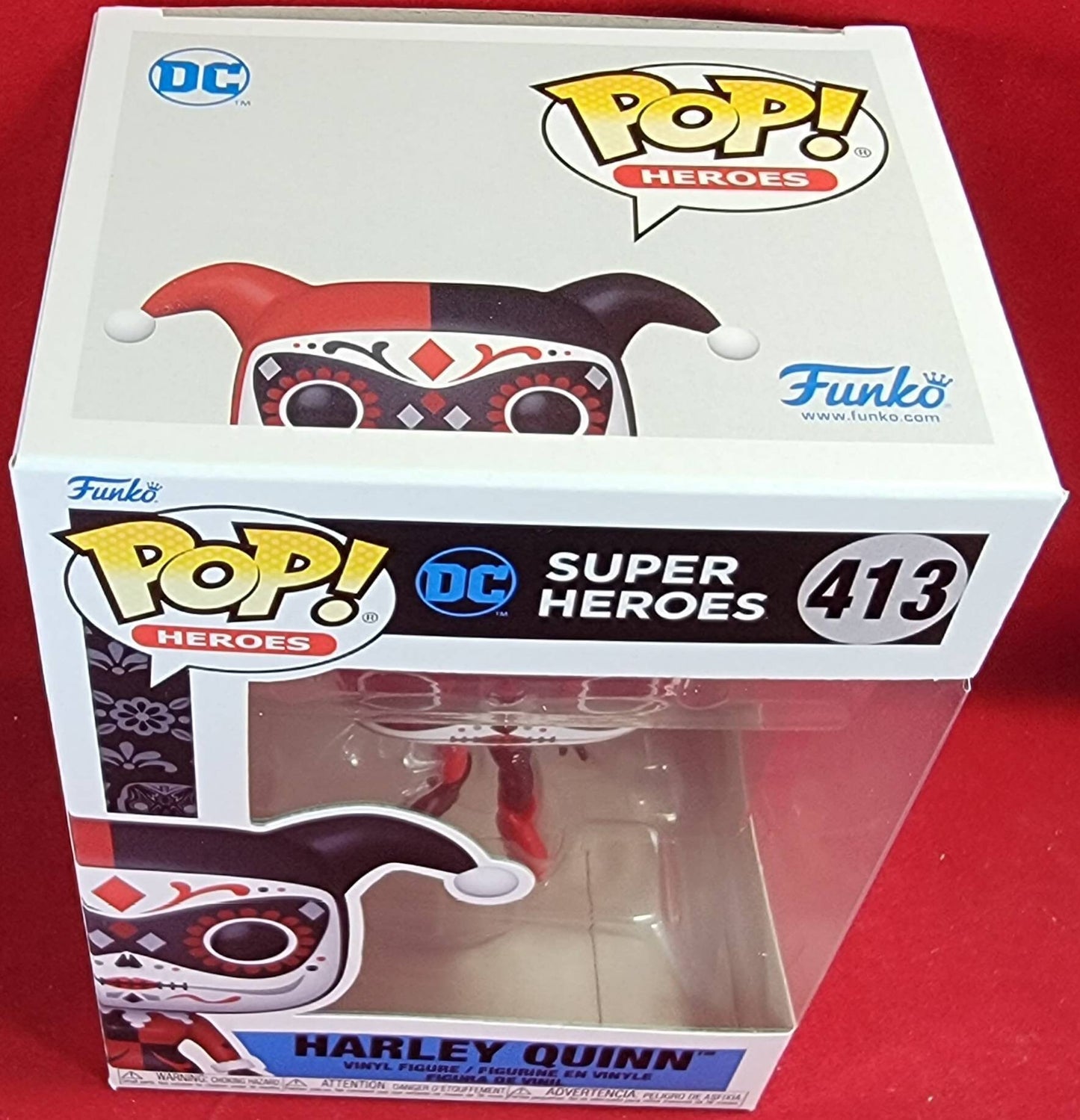 The harley quinn funko # 413 (nib)