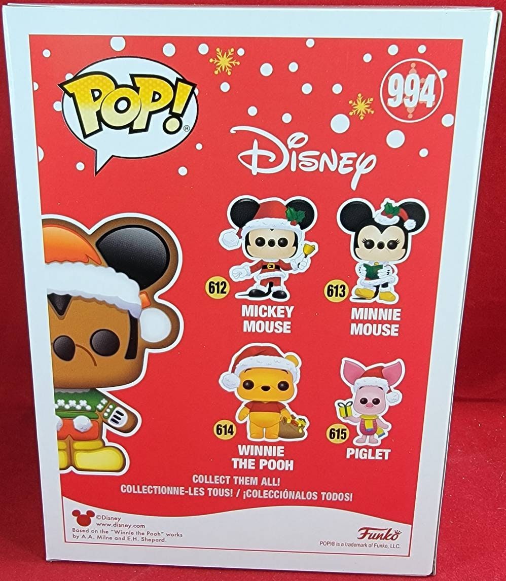 Gingerbread mickey mouse funko # 994 (nib)