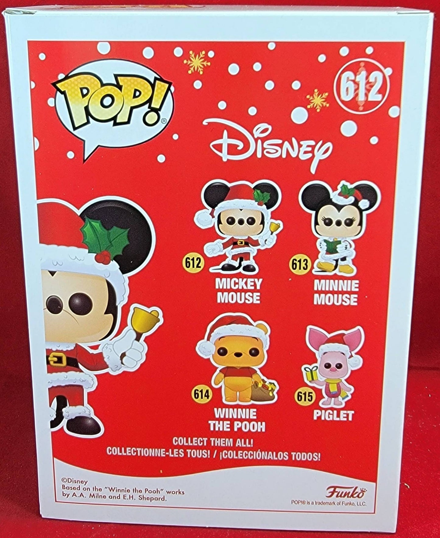 mickey mouse funko # 612 (nib)