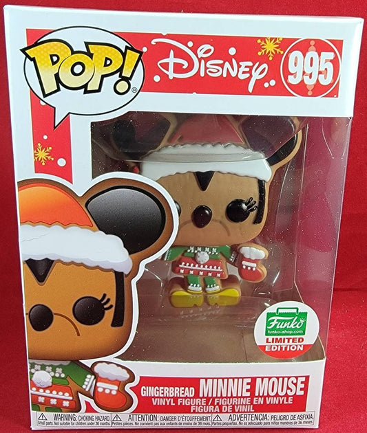 Gingerbread minnie mouse funko # 995 (nib)