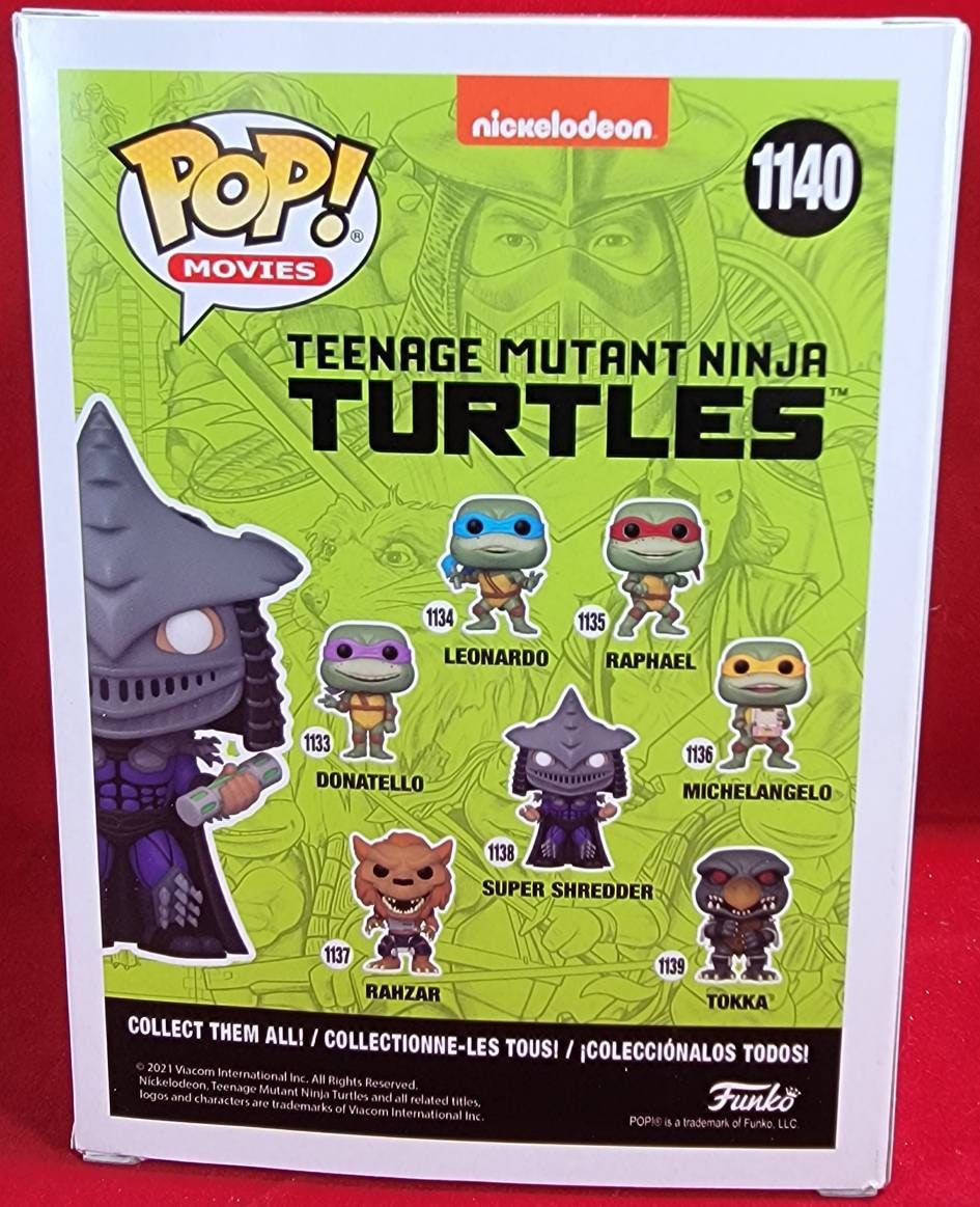 Shredder funko exclusive # 1140 funko (nib)