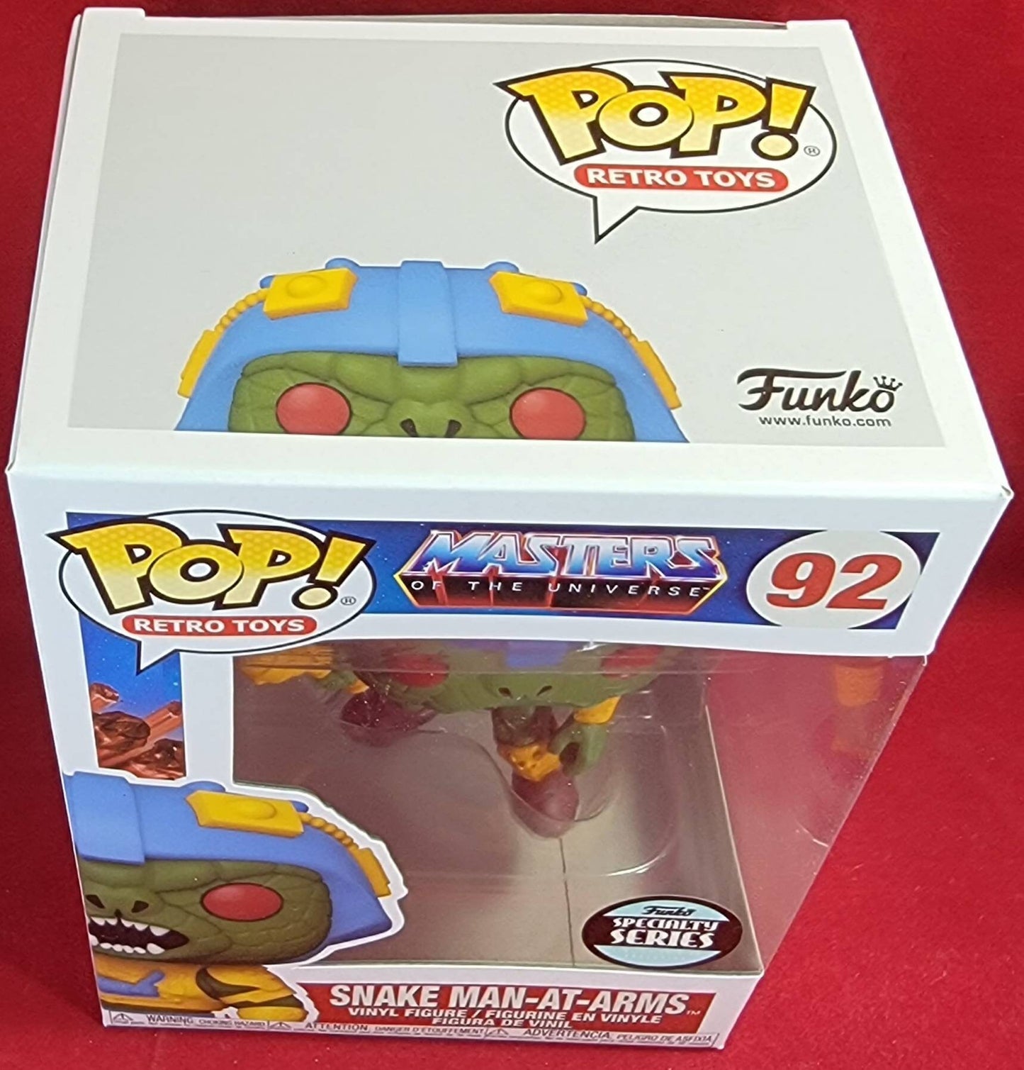 Snake man-at-arms specialty series # 92 funko (nib)