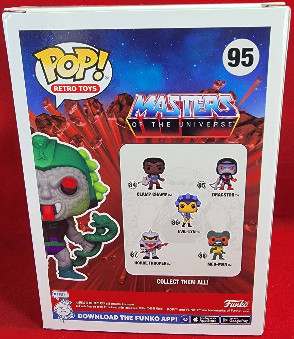 Snake face # 95 funko (nib)