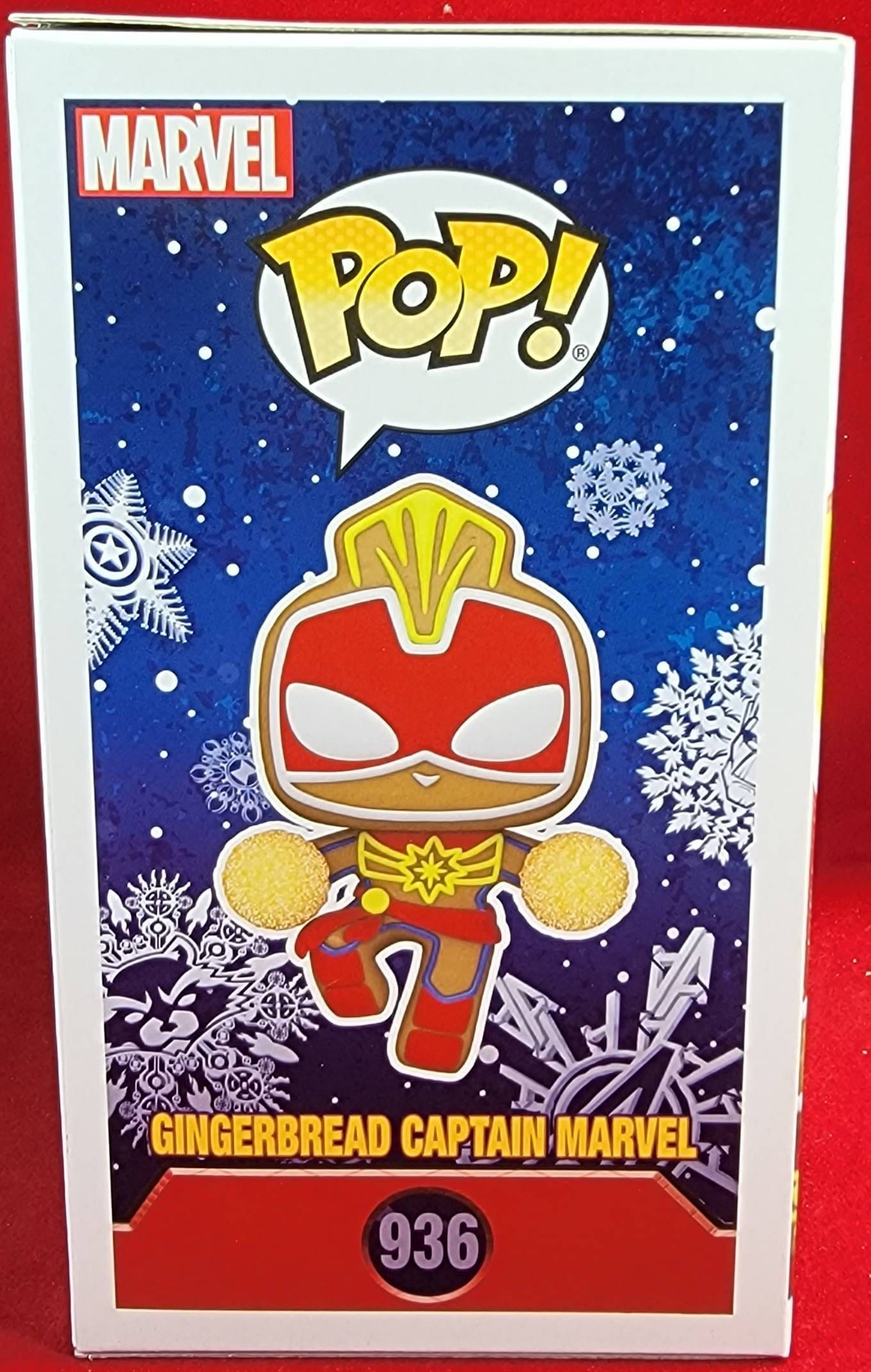 Gingerbread captain marvel funko # 936 (nib)