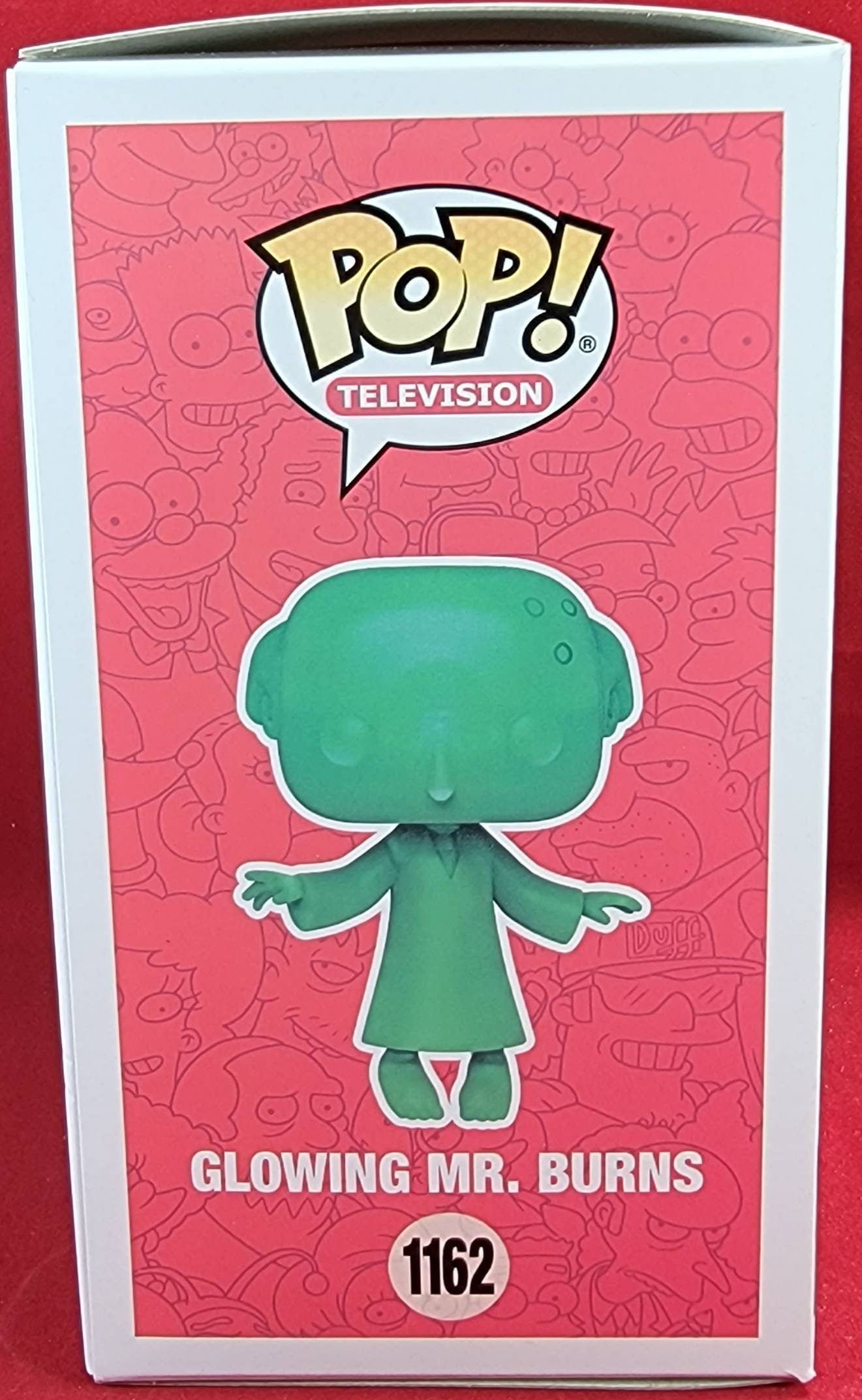 Simpson's glowing Mr. Burns chase px funko # 1162 (nib)
